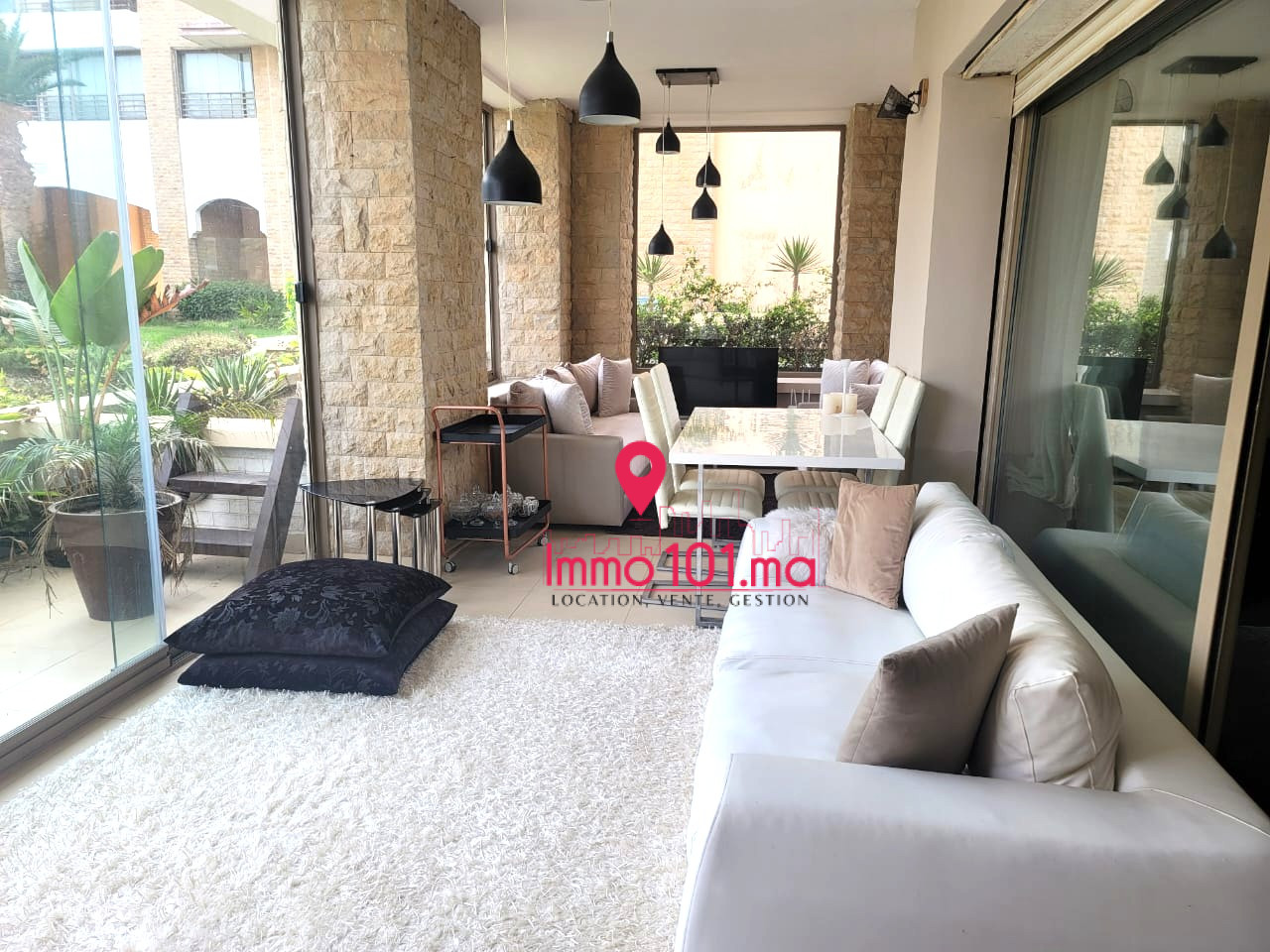Location appartement meublé à Plage des nations AGLAM2595